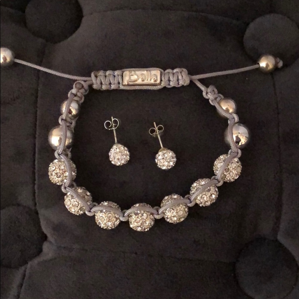 Balla bracelet and matching earrings